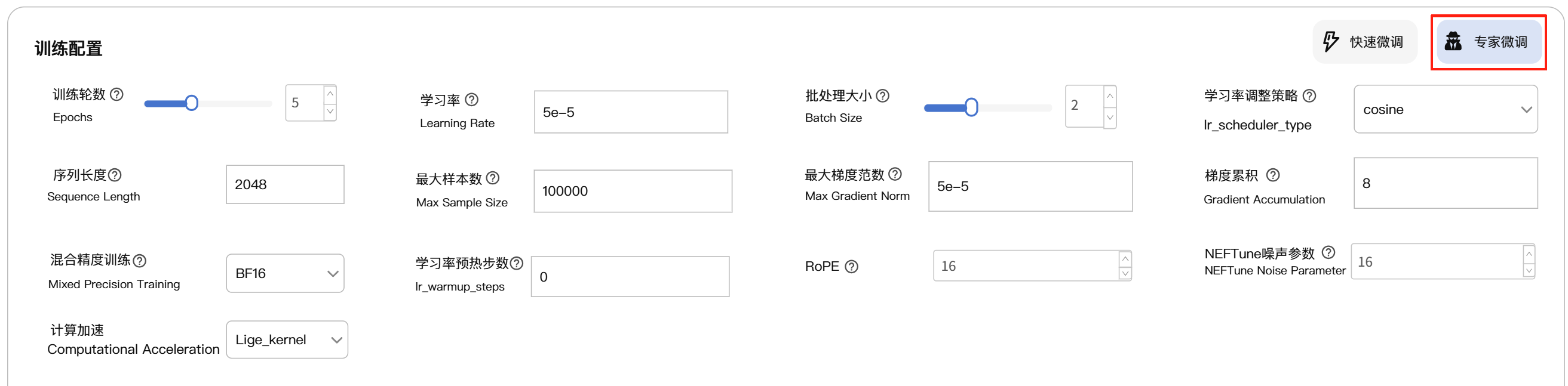 专家微调